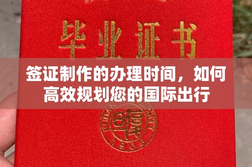 沙鹿签证制作的办理时间，如何高效规划您的国际出行